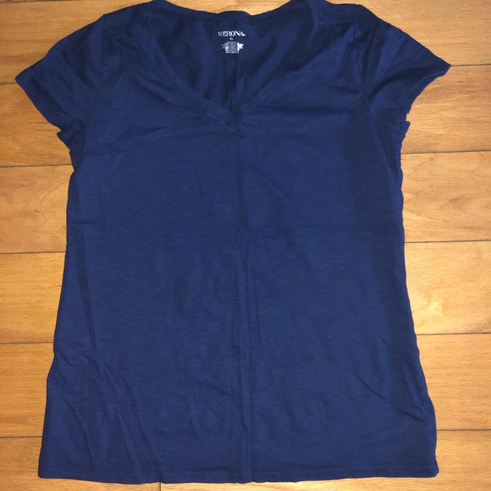 Women’s V-Neck Tee with shoulder detail